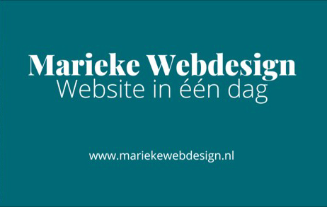 Logo van marieke webdesign partner